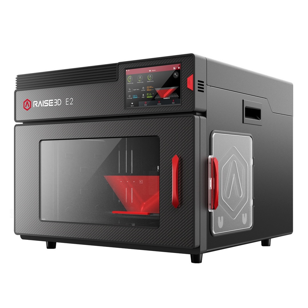 3D принтер Raise3D E2 з системою з двох незалежних екструдерів